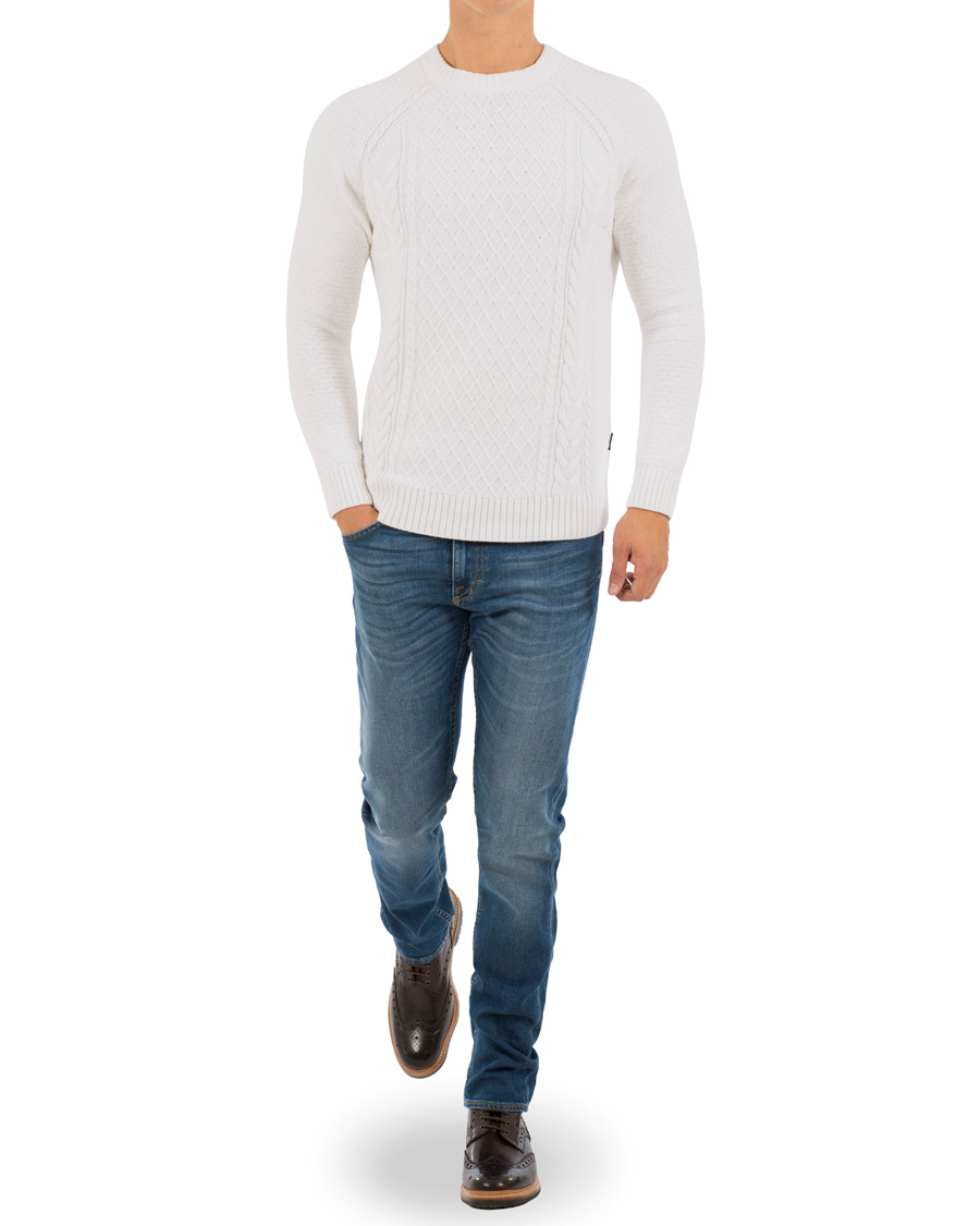Hombres | Jerséis y prendas de punto | Henri-Lloyd | Henri Lloyd Kents Regular Crew Neck Knit White