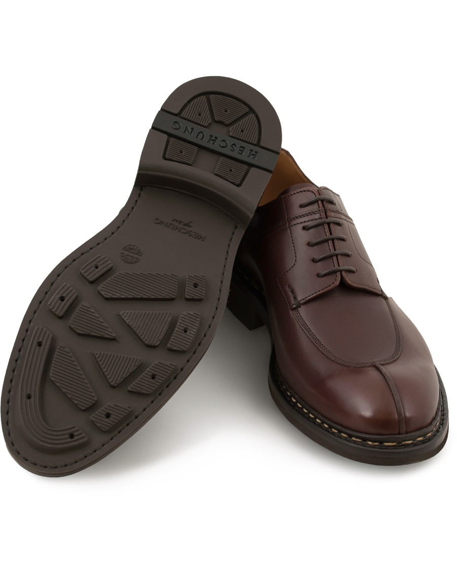 Hombres | Heschung Catalpa Split Toe Derby Chestnut Calf | Heschung | Catalpa Split Toe Derby Chestnut Calf