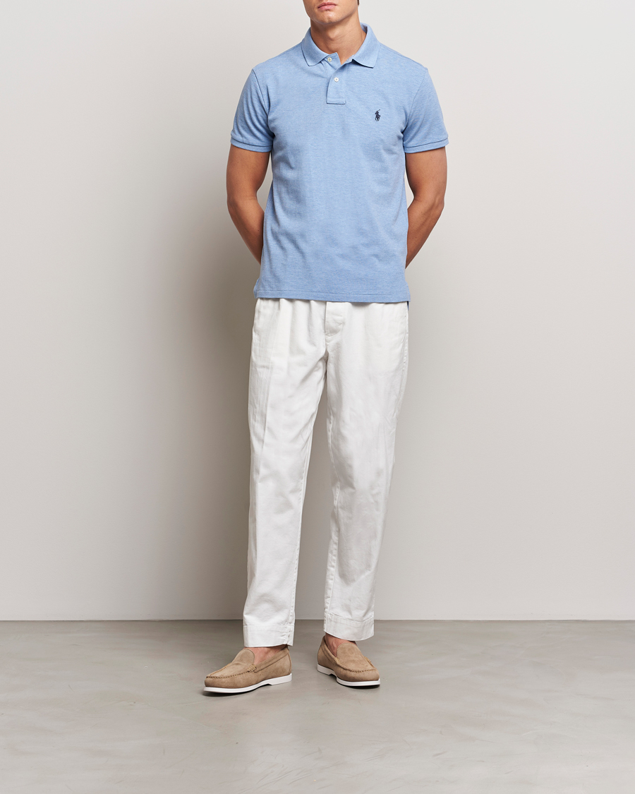Hombres | Polos | Polo Ralph Lauren | Custom Slim Fit Polo Isle Heather