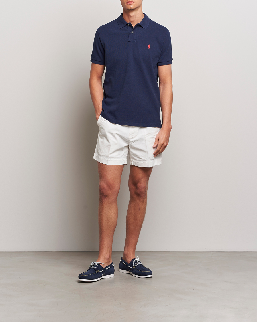 Hombres | Polos | Polo Ralph Lauren | Custom Slim Fit Polo Newport Navy
