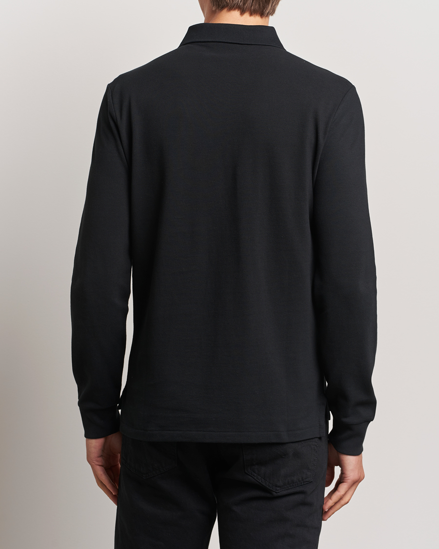 Hombres | Polos | Polo Ralph Lauren | Custom Slim Fit Long Sleeve Polo Polo Black
