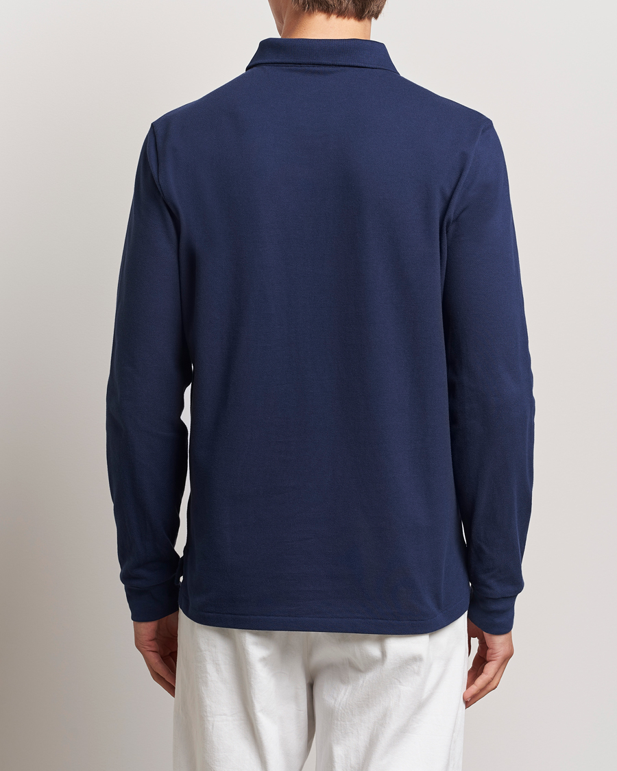 Hombres | Polos | Polo Ralph Lauren | Custom Slim Fit Long Sleeve Polo Newport Navy