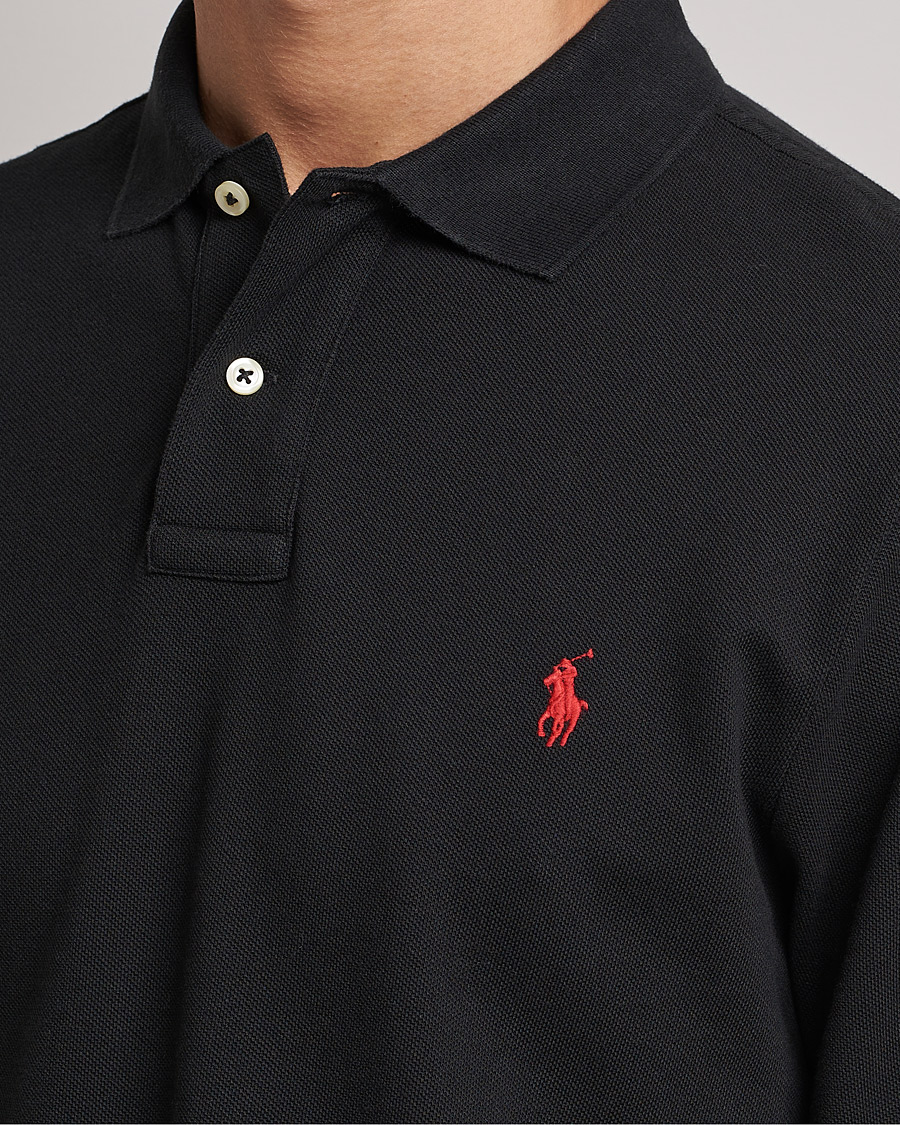Hombres | Polos | Polo Ralph Lauren | Slim Fit Long Sleeve Polo Polo Black