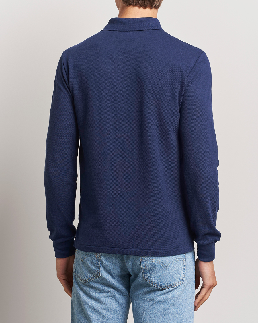 Hombres | Polos | Polo Ralph Lauren | Slim Fit Long Sleeve Polo Newport Navy
