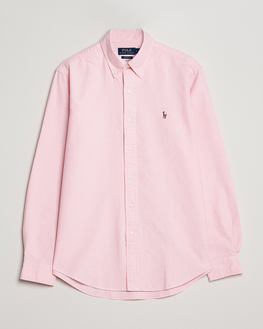 Hombres | Camisas | Polo Ralph Lauren | Custom Fit Oxford Shirt Pink