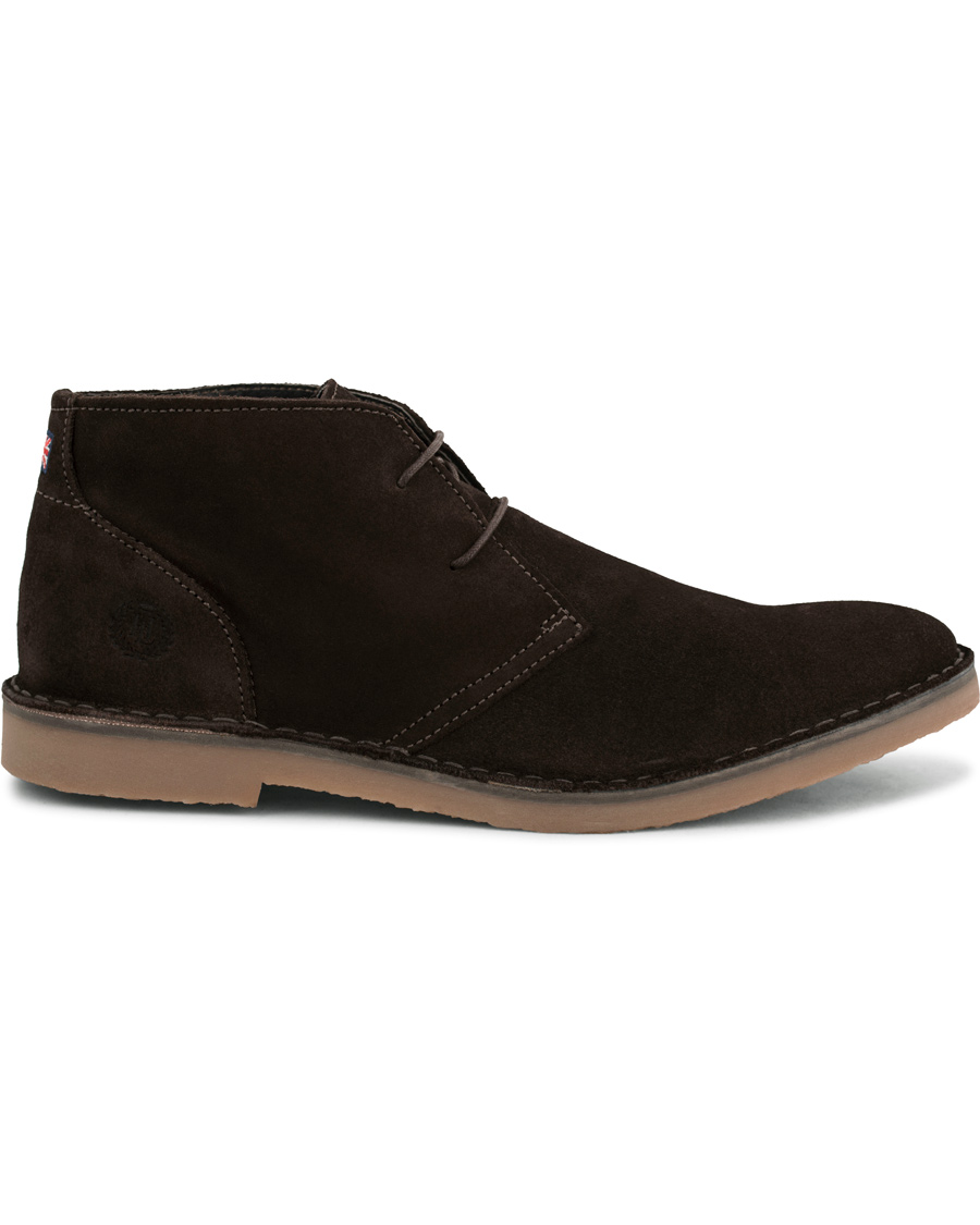 Hombres | Henri Lloyd Dover Boot  Dark Brown Suede | Henri-Lloyd | Henri Lloyd Dover Boot  Dark Brown Suede