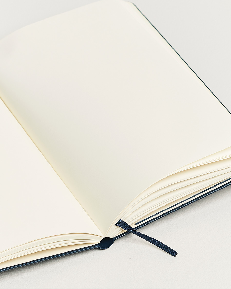 Hombres | Moleskine Plain Hard Notebook Large Sapphire Blue | Moleskine | Plain Hard Notebook Large Sapphire Blue