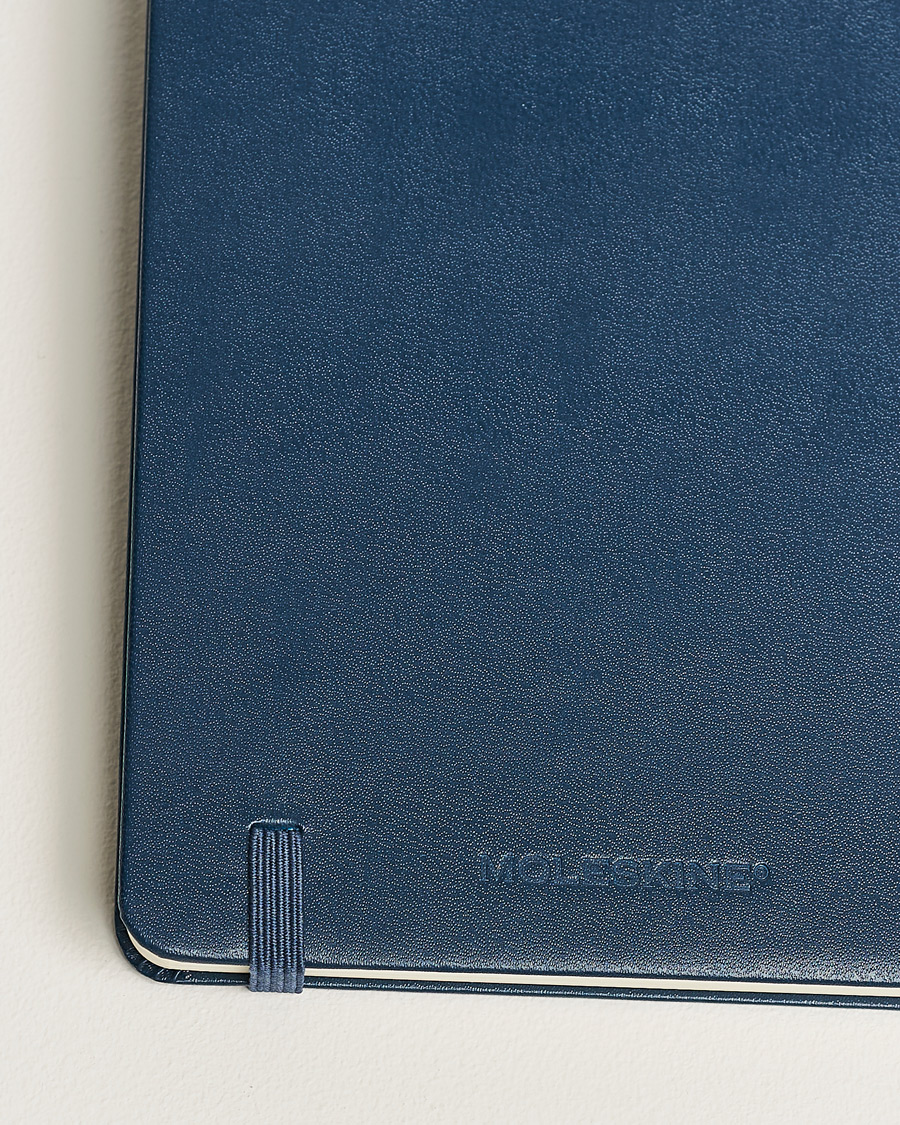 Hombres | Moleskine Plain Hard Notebook Large Sapphire Blue | Moleskine | Plain Hard Notebook Large Sapphire Blue