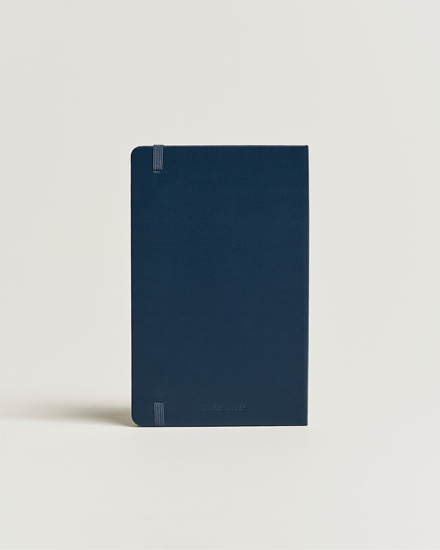 Hombres | Moleskine Plain Hard Notebook Large Sapphire Blue | Moleskine | Plain Hard Notebook Large Sapphire Blue