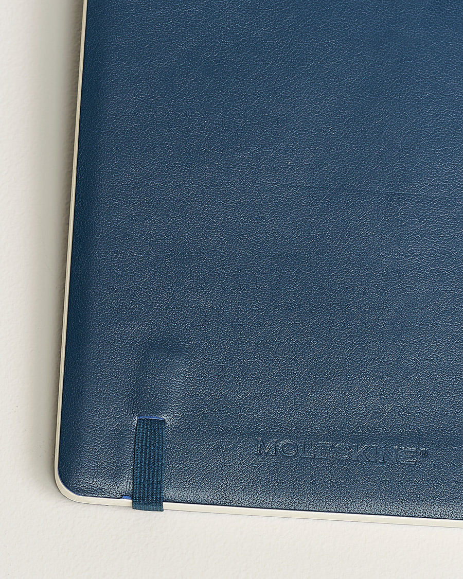 Hombres | Moleskine Ruled Soft Notebook Large Sapphire Blue | Moleskine | Ruled Soft Notebook Large Sapphire Blue