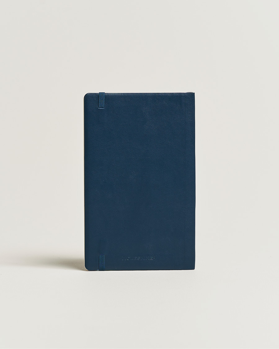 Hombres | Moleskine Ruled Soft Notebook Large Sapphire Blue | Moleskine | Ruled Soft Notebook Large Sapphire Blue