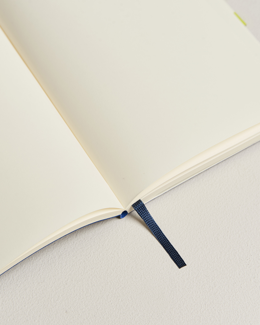 Hombres | Moleskine Plain Soft Notebook Large Sapphire Blue | Moleskine | Plain Soft Notebook Large Sapphire Blue