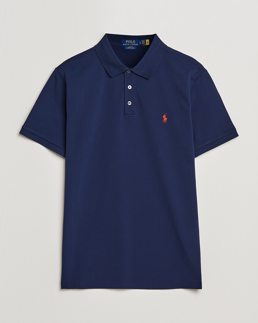 Hombres | Polos | Polo Ralph Lauren | Slim Fit Stretch Polo Refined Navy