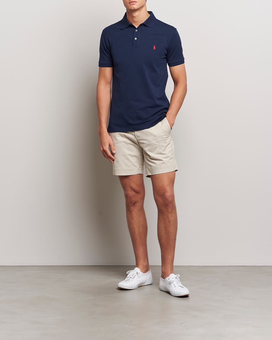 Hombres | Polos | Polo Ralph Lauren | Slim Fit Stretch Polo Refined Navy