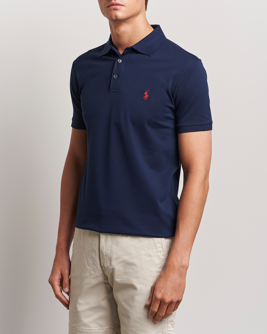 Hombres | Polos | Polo Ralph Lauren | Slim Fit Stretch Polo Refined Navy