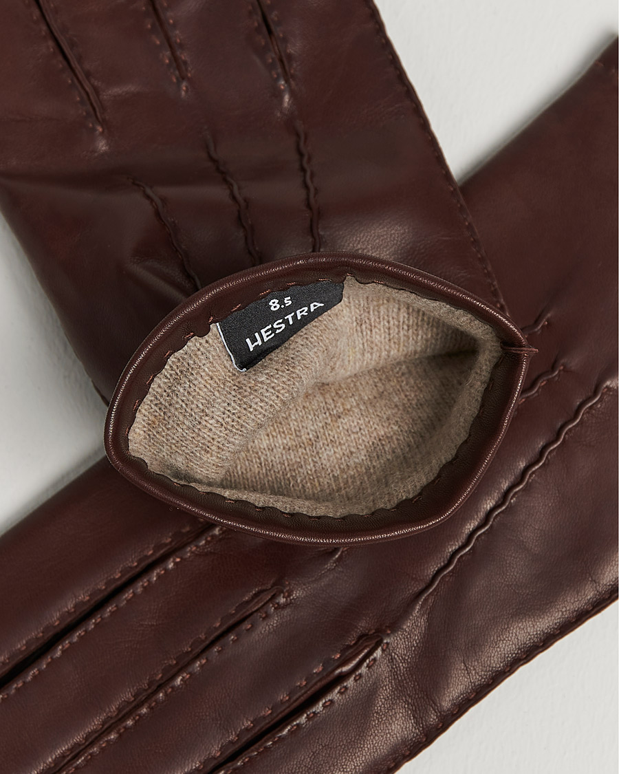 Hombres | Guantes | Hestra | Edward Wool Lined Glove Chestnut