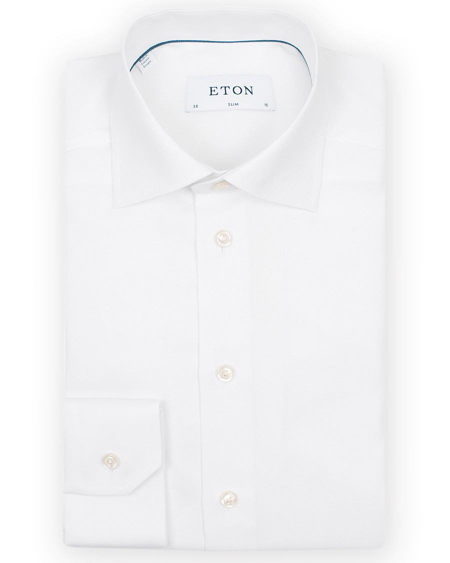 Hombres | Camisas | Eton | Slim Fit Royal Oxford Shirt White