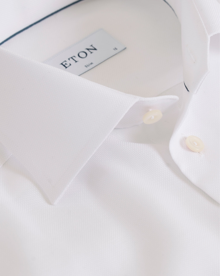 Hombres | Camisas | Eton | Slim Fit Royal Oxford Shirt White