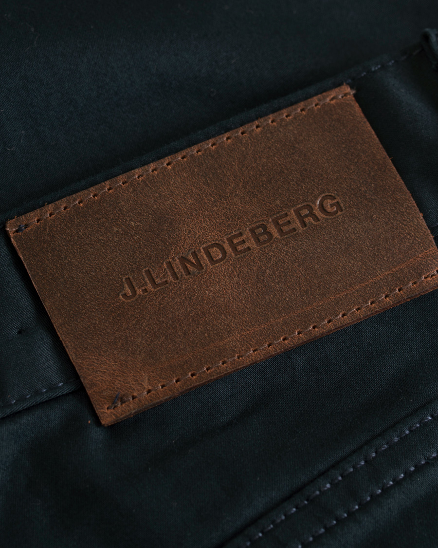 Hombres | Vaqueros | J.Lindeberg | Jay Satin Stretch Jeans Navy