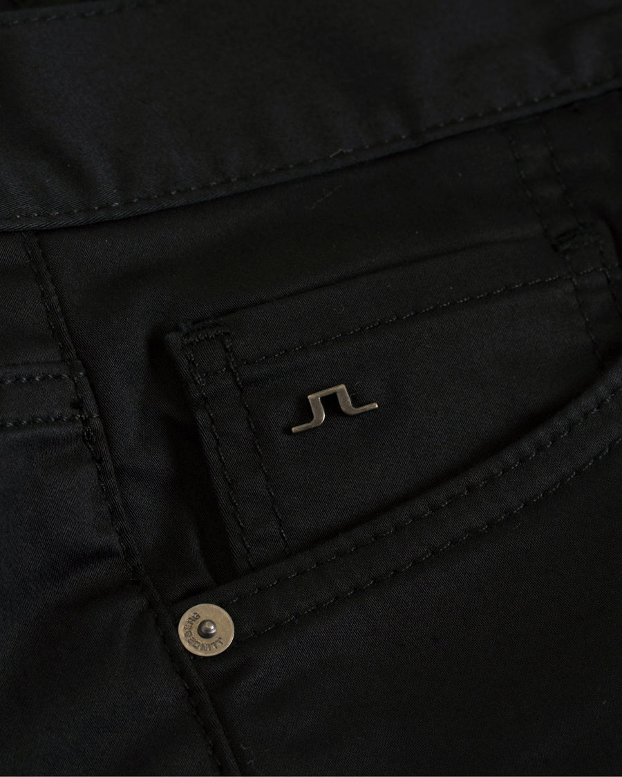 Hombres | Vaqueros | J.Lindeberg | Jay Satin Stretch Jeans Black