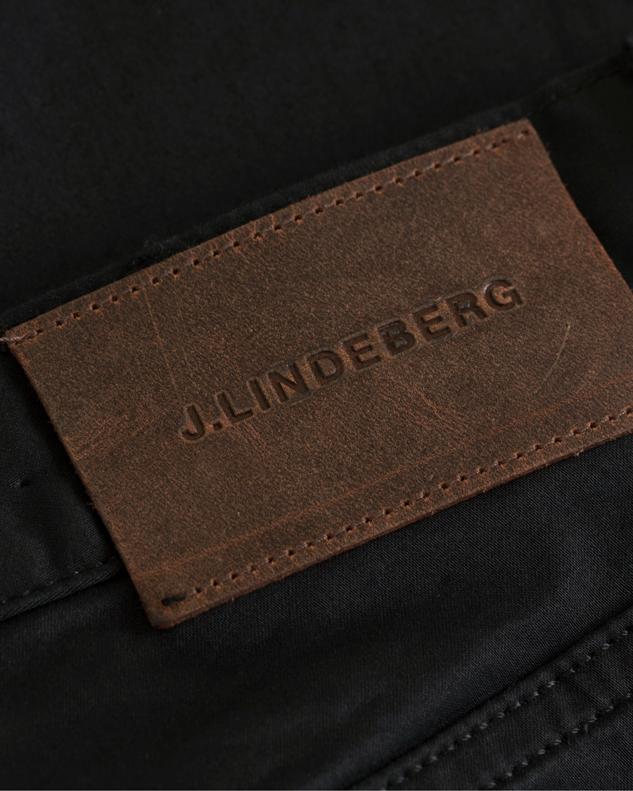 Hombres | Vaqueros | J.Lindeberg | Jay Satin Stretch Jeans Black