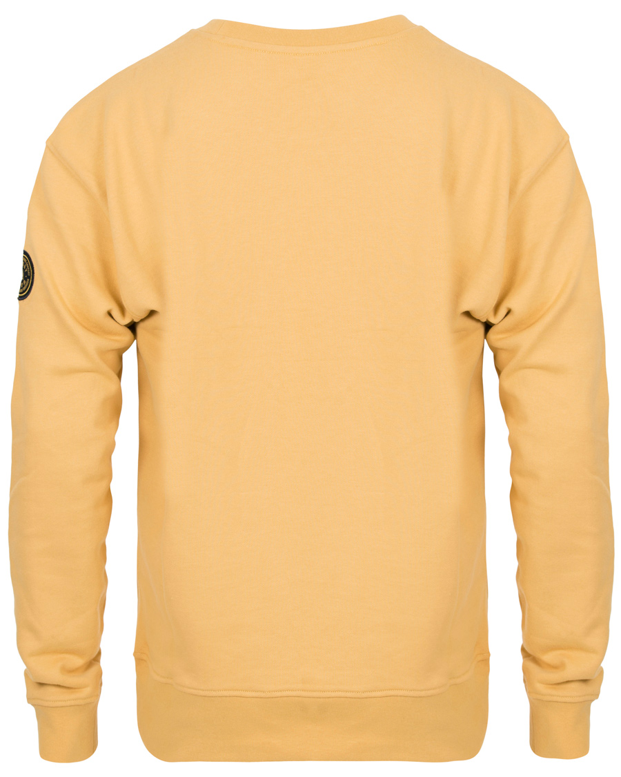Hombres | Jerséis y prendas de punto | WACAY | Badge Sweatshirts Faded Yellow