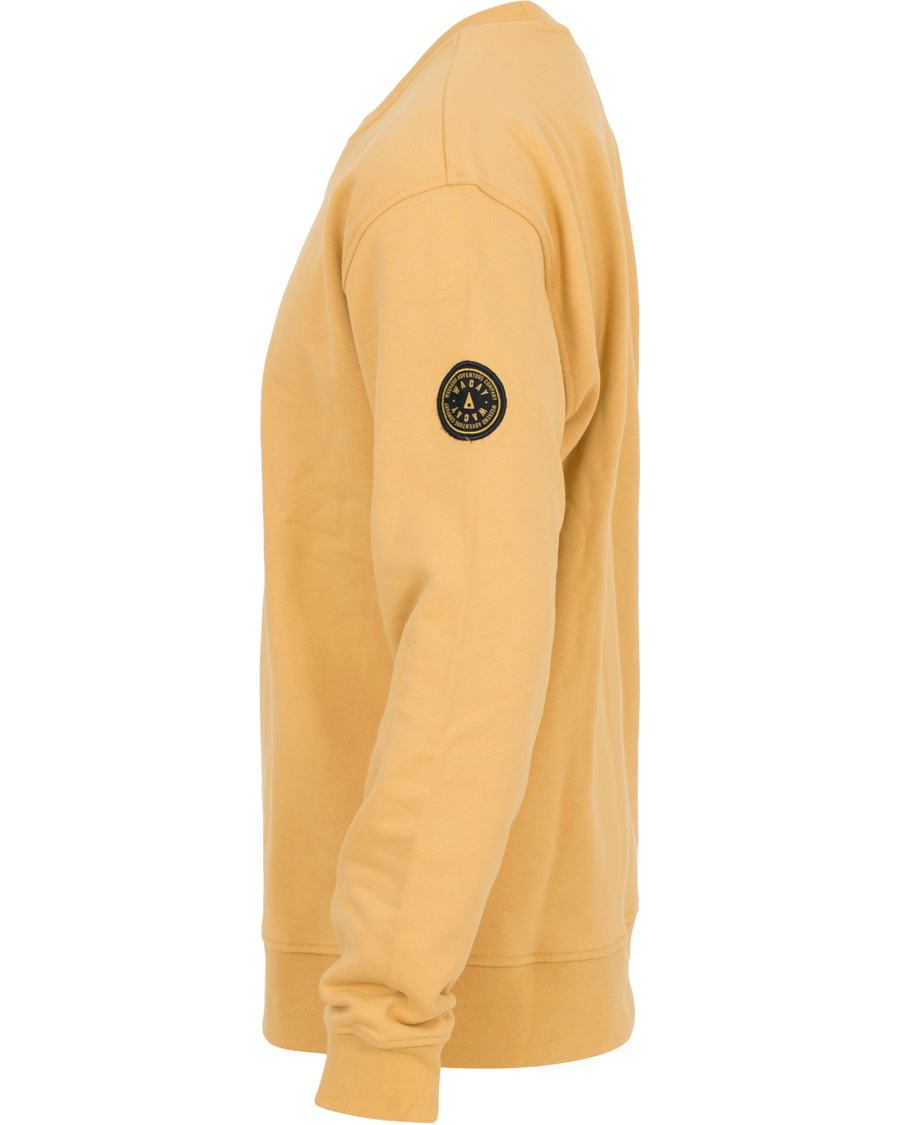 Hombres | Jerséis y prendas de punto | WACAY | Badge Sweatshirts Faded Yellow
