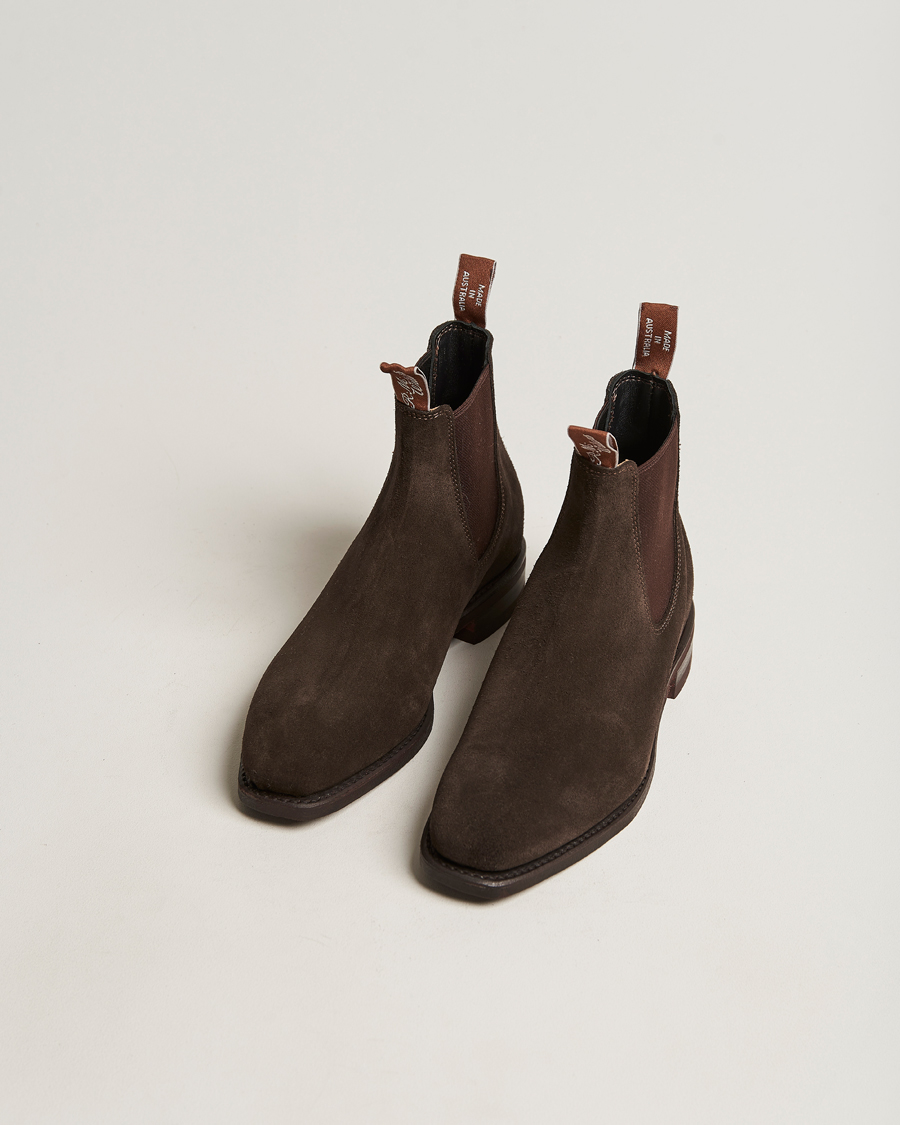 Hombres | Zapatos de ante | R.M.Williams | Blaxland G Boot Chocolate Suede