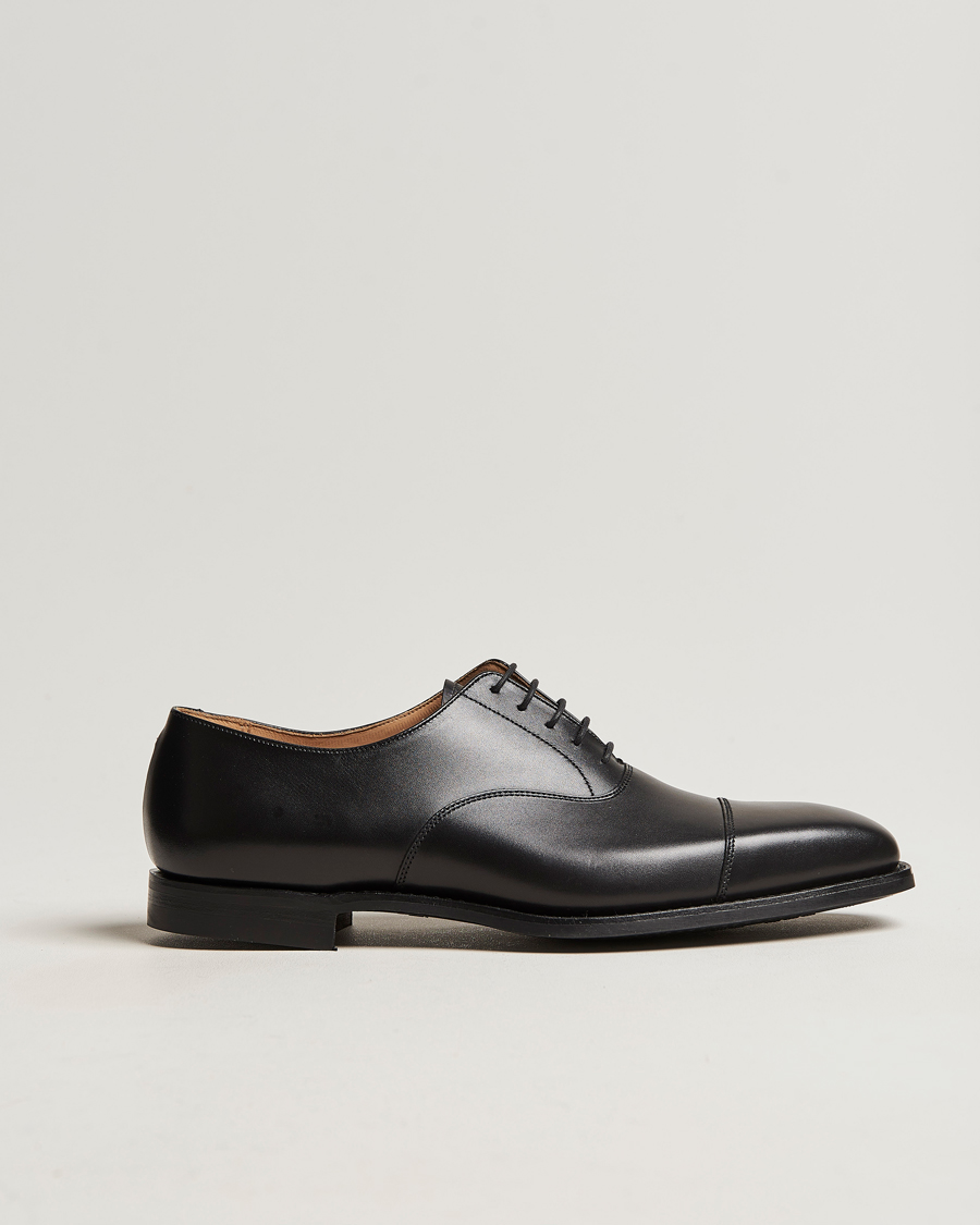 Hombres | Zapatos Oxford | Crockett & Jones | Hallam Oxford City Sole E Black Calf