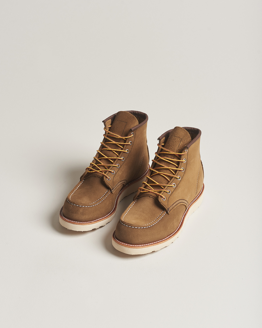 Hombres | American Heritage | Red Wing Shoes | Moc Toe Boot Olive Mohave