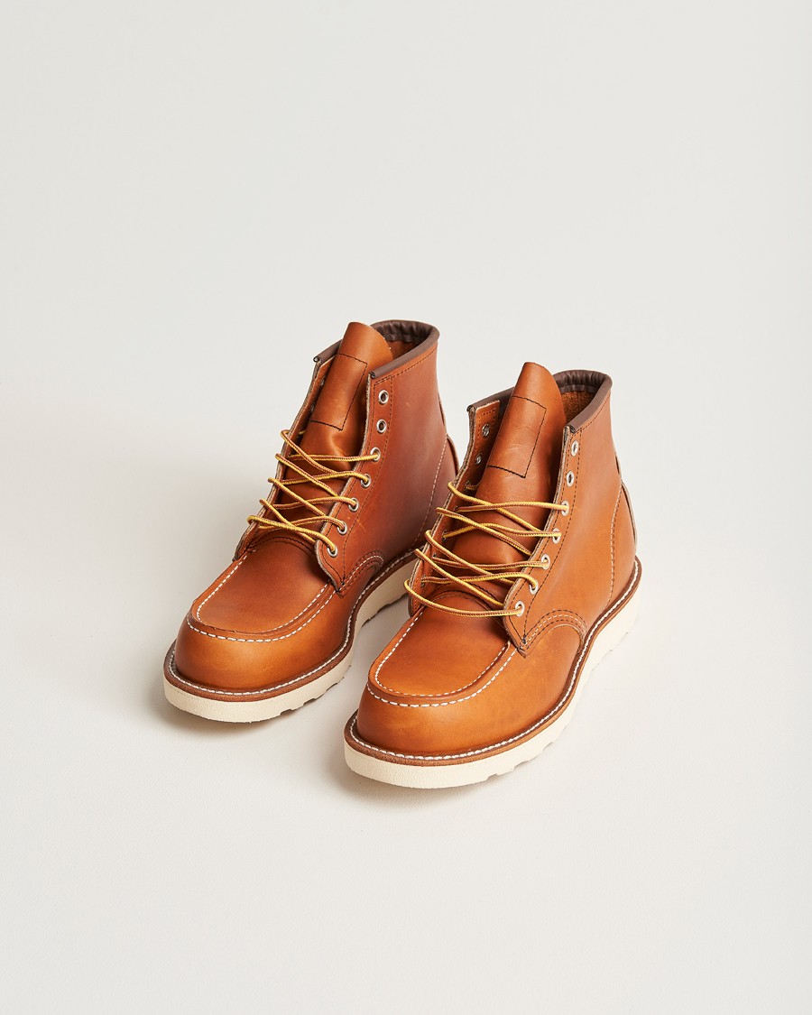 Hombres | American Heritage | Red Wing Shoes | Moc Toe Boot Oro Legacy Leather
