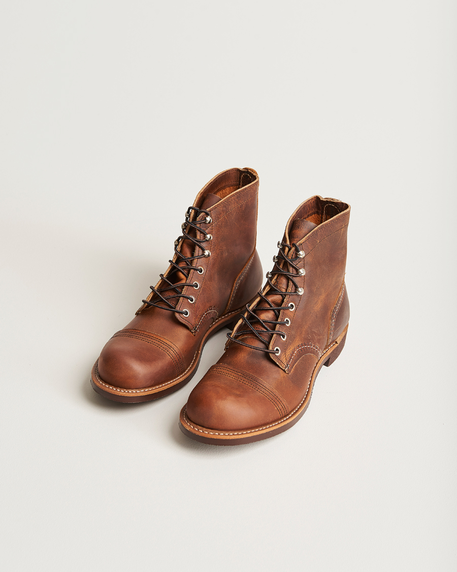 Hombres | Botas | Red Wing Shoes | Iron Ranger Boot Copper Rough/Though Leather