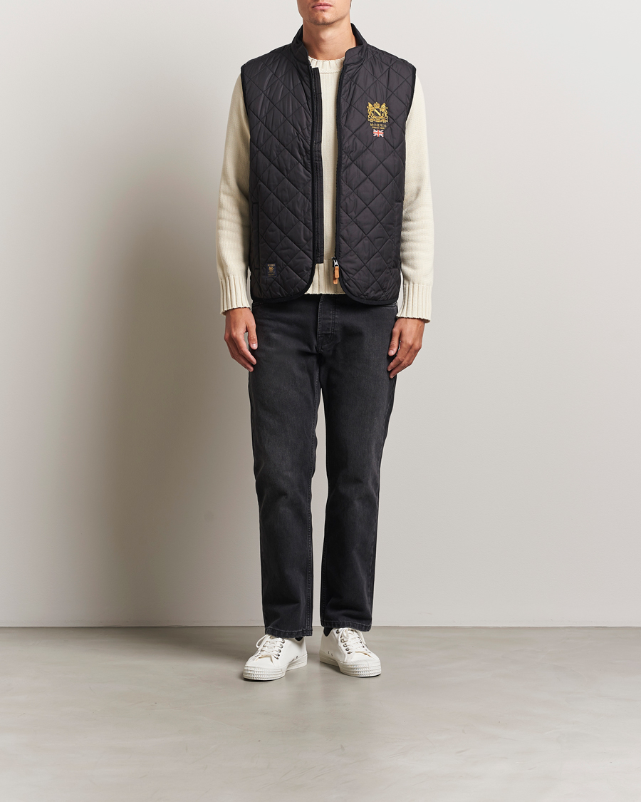 Hombres | Chalecos | Morris | Trenton Quilted Vest Black