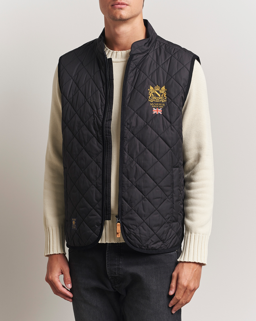 Hombres | Chalecos | Morris | Trenton Quilted Vest Black