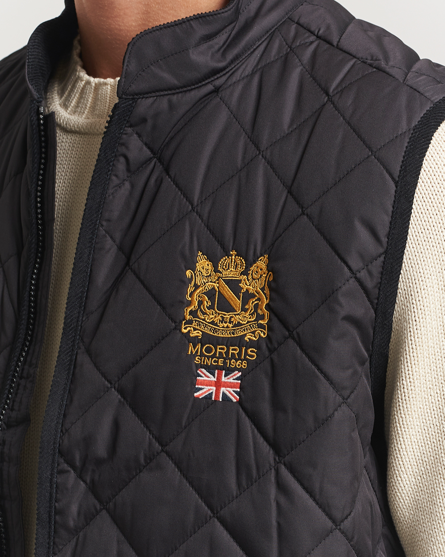 Hombres | Chalecos | Morris | Trenton Quilted Vest Black