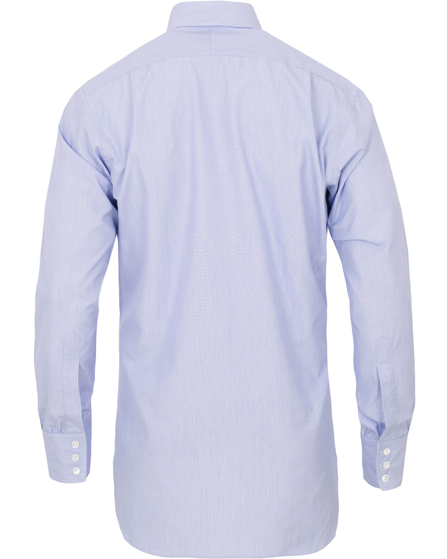 Hombres | Camisas | Turnbull & Asser | Classic Fit Hairline Stripe Shirt Blue