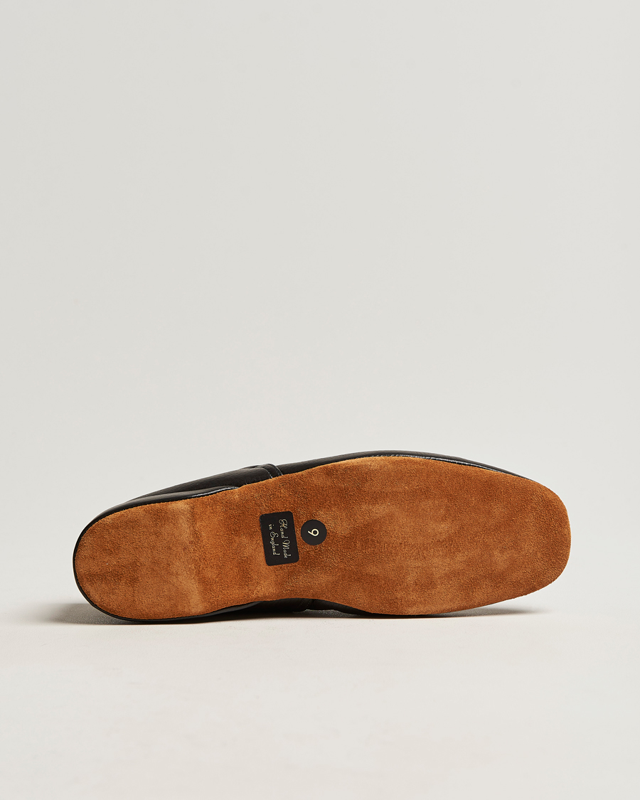 Hombres | Sandalias y chanclas | Crockett & Jones | Grecian Home Slipper Black