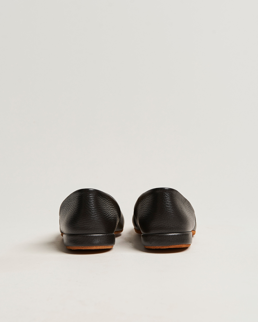 Hombres | Sandalias y chanclas | Crockett & Jones | Grecian Home Slipper Black