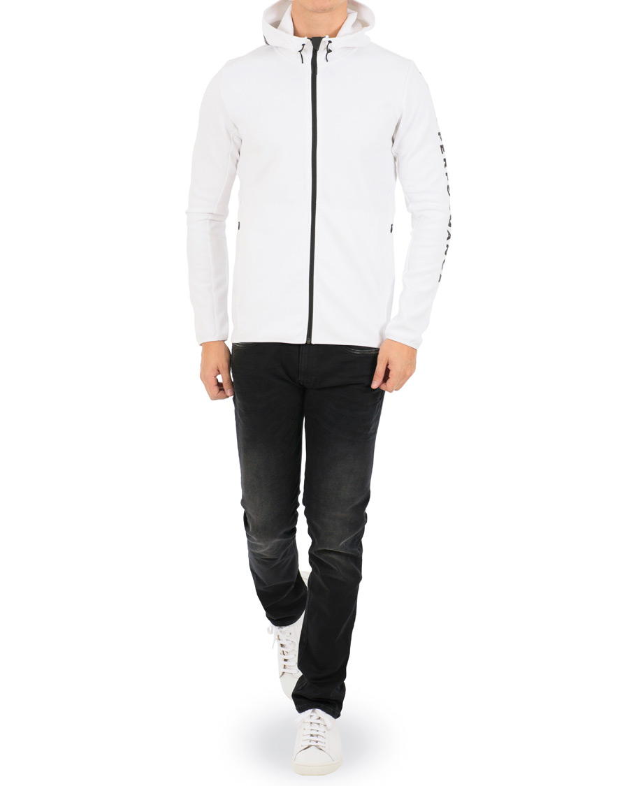 Hombres | Jerséis y prendas de punto | Peak Performance | Tech Full Zip Hoodie White