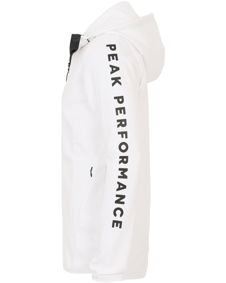 Hombres | Jerséis y prendas de punto | Peak Performance | Tech Full Zip Hoodie White