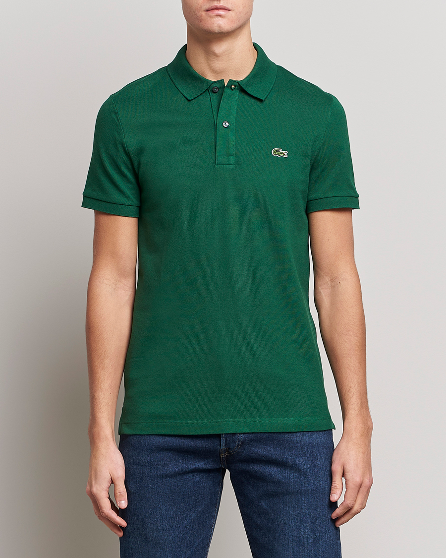 Hombres | Polos | Lacoste | Slim Fit Polo Piké Green