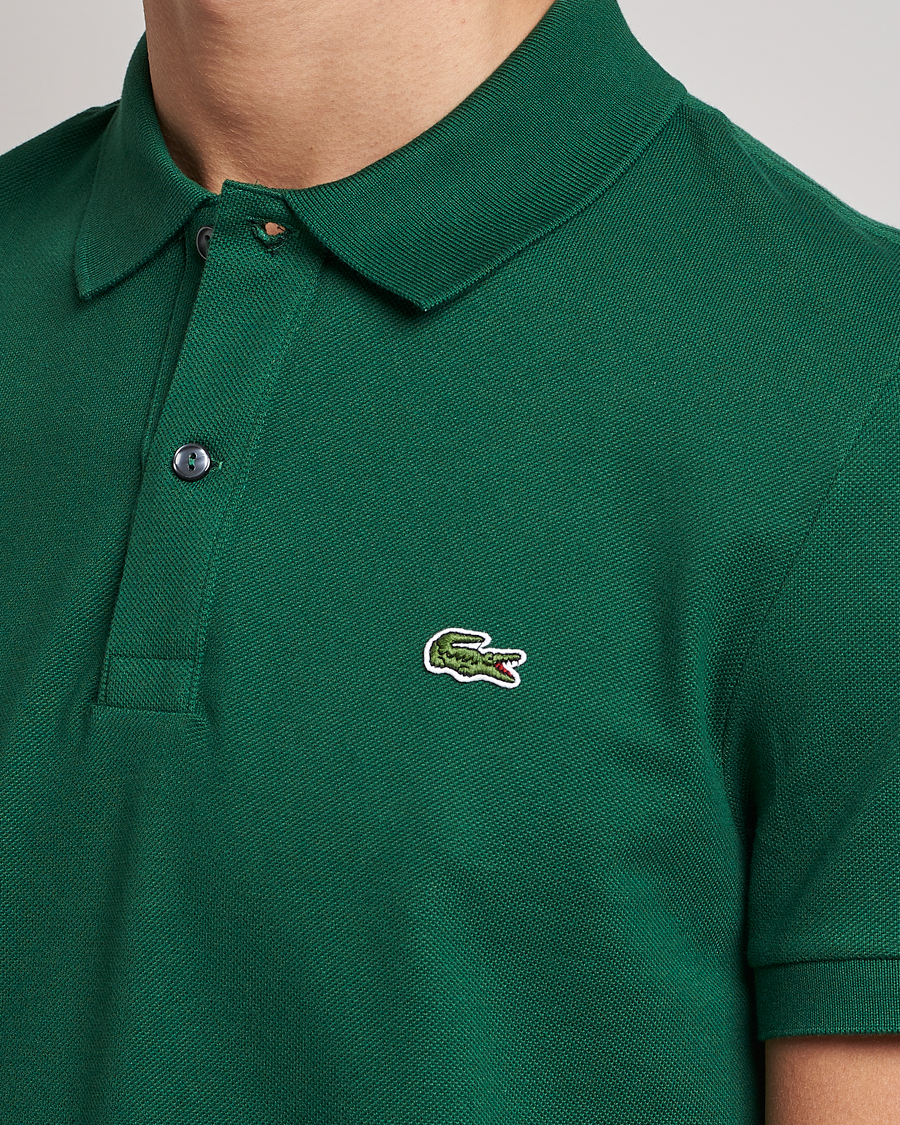 Hombres | Polos | Lacoste | Slim Fit Polo Piké Green