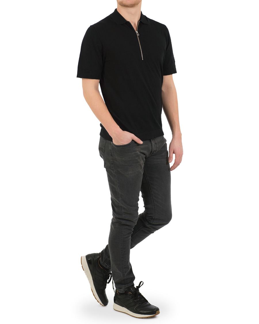 Hombres | Polo Ralph Lauren Train 100 Calf Running Sneaker Black | Polo Ralph Lauren | Train 100 Calf Running Sneaker Black