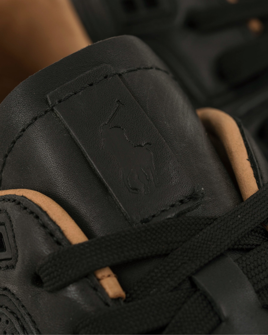 Hombres | Polo Ralph Lauren Train 100 Calf Running Sneaker Black | Polo Ralph Lauren | Train 100 Calf Running Sneaker Black