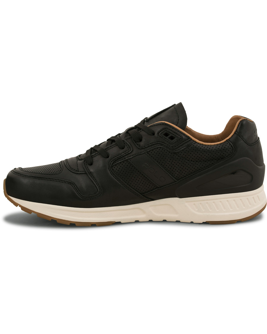 Hombres | Polo Ralph Lauren Train 100 Calf Running Sneaker Black | Polo Ralph Lauren | Train 100 Calf Running Sneaker Black