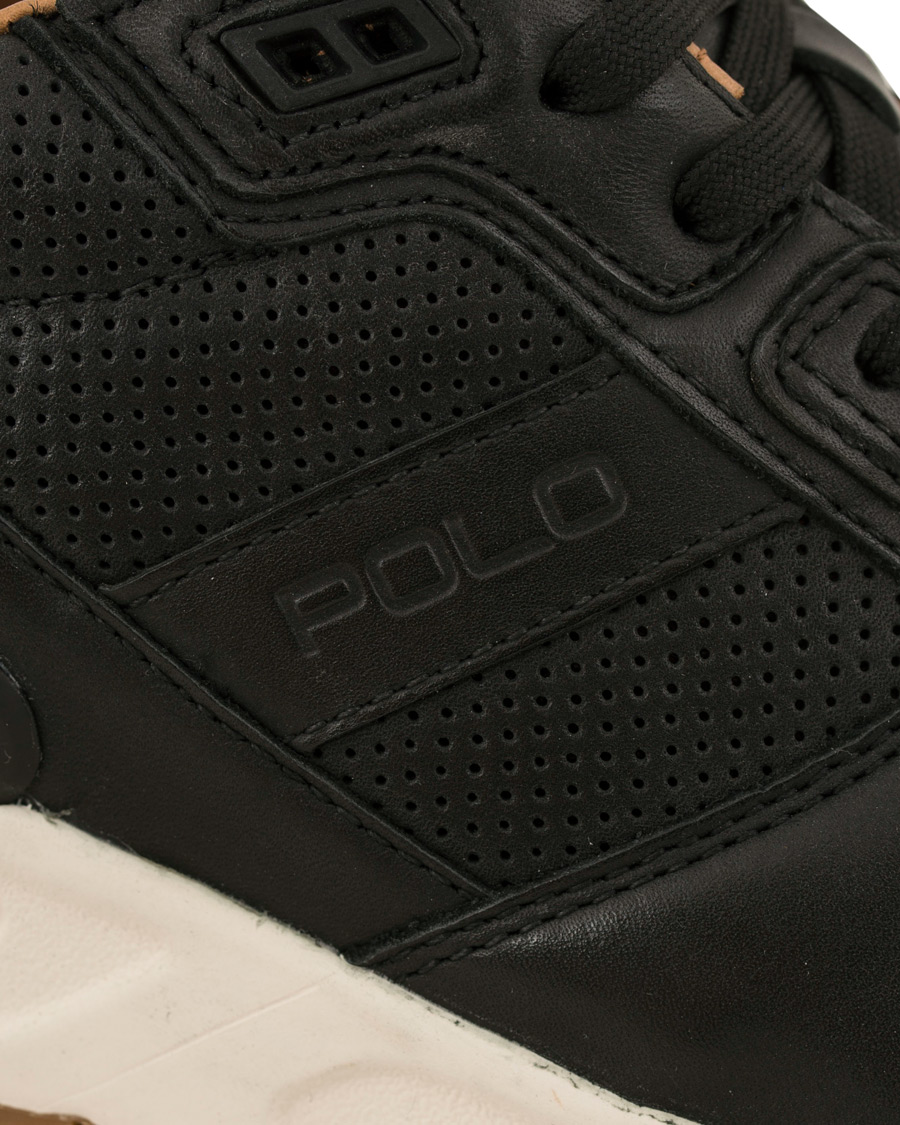 Hombres | Polo Ralph Lauren Train 100 Calf Running Sneaker Black | Polo Ralph Lauren | Train 100 Calf Running Sneaker Black