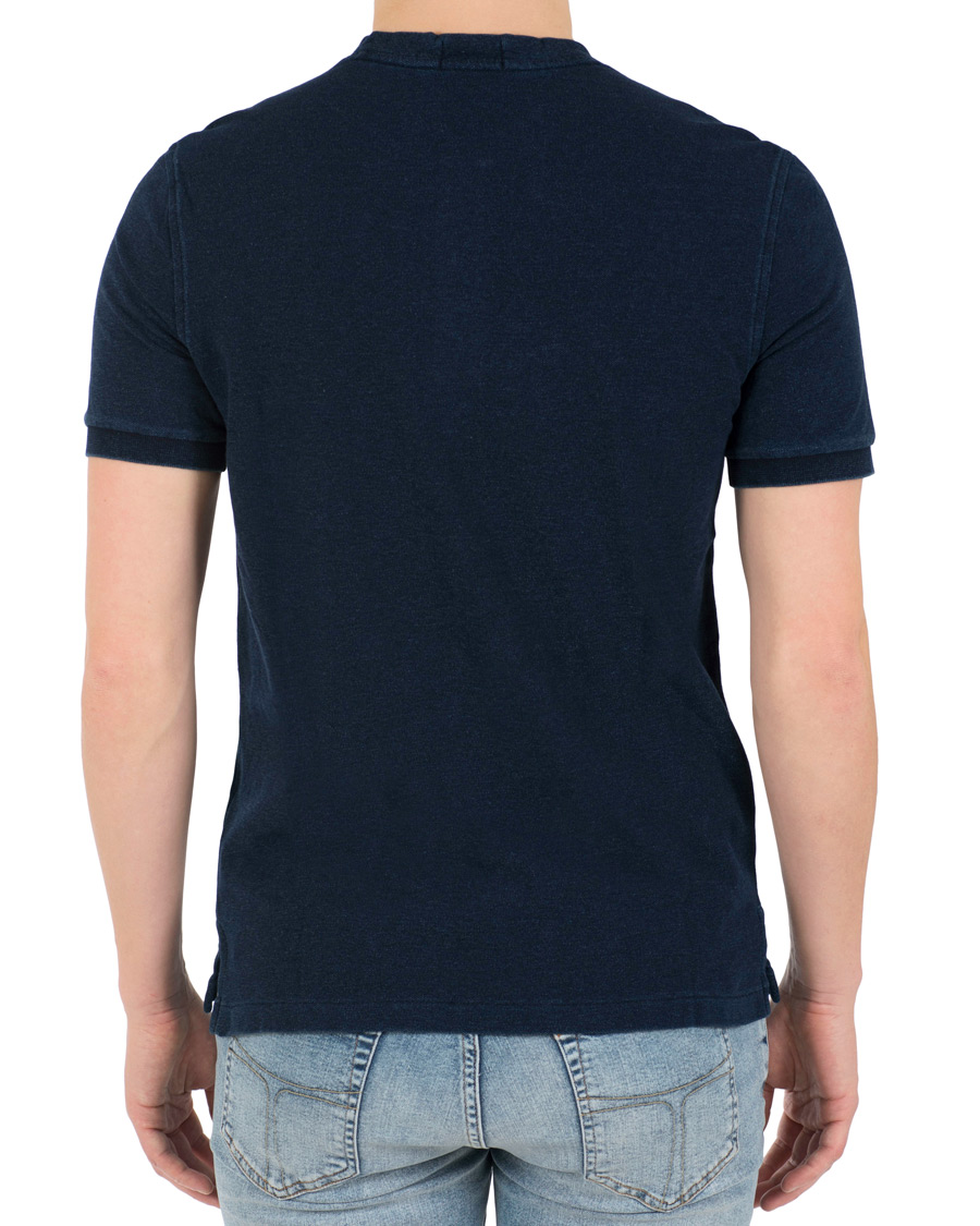 Hombres | Polos | Polo Ralph Lauren | Featherweight Grandad Collar Polo Dark Indigo