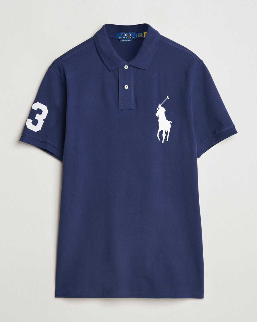 Hombres | Polos | Polo Ralph Lauren | Custom Fit Big Pony Polo Newport Navy
