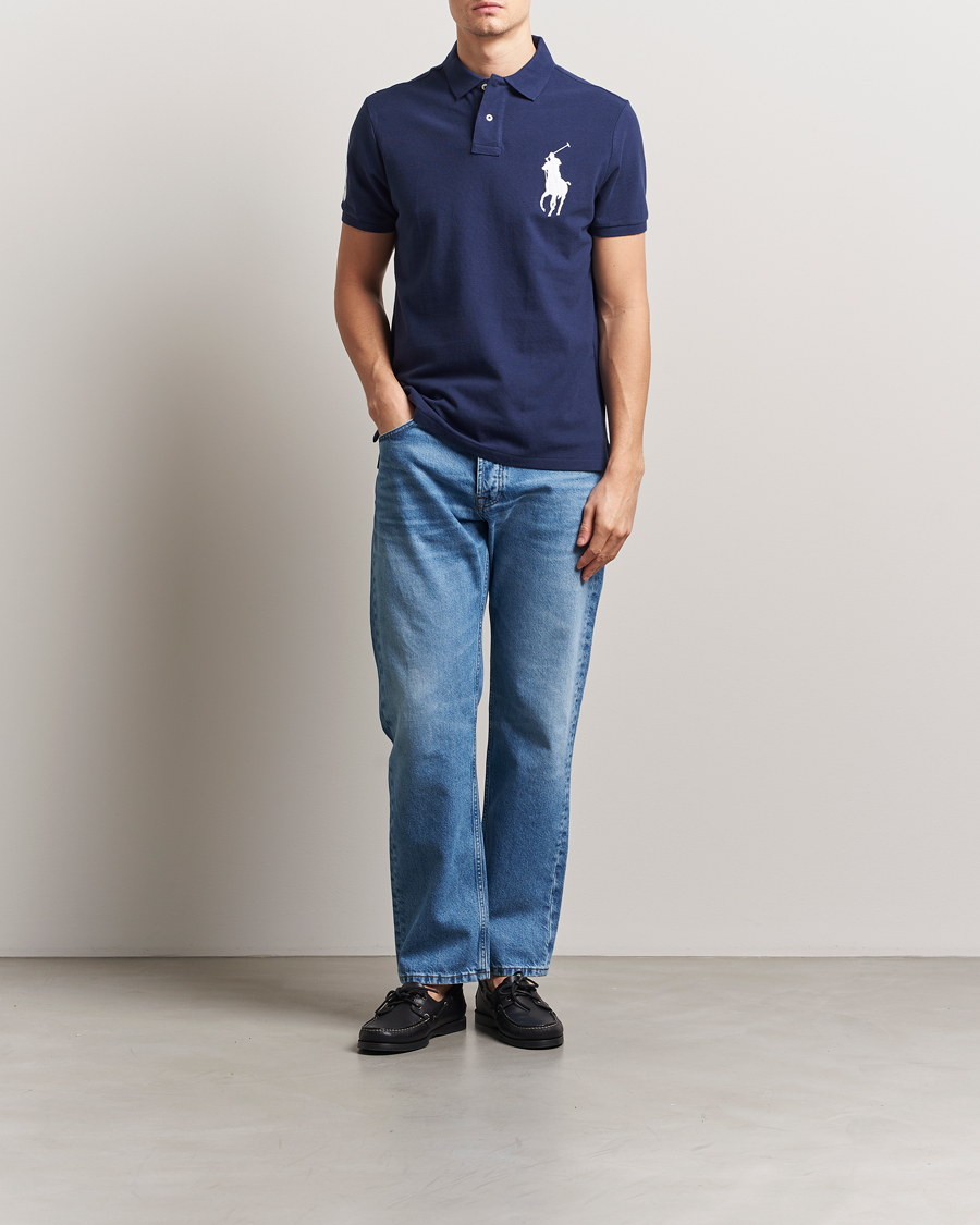 Hombres | Polos | Polo Ralph Lauren | Custom Fit Big Pony Polo Newport Navy