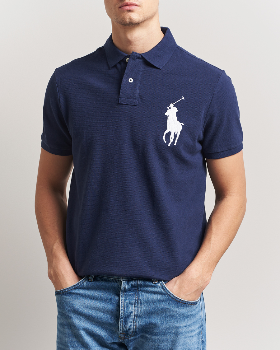 Hombres | Polos | Polo Ralph Lauren | Custom Fit Big Pony Polo Newport Navy